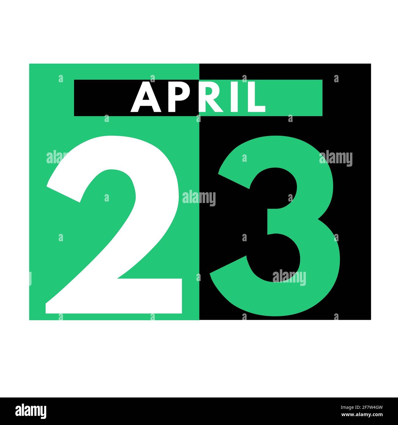 April 23 calendar hi-res stock photography and images - Alamy