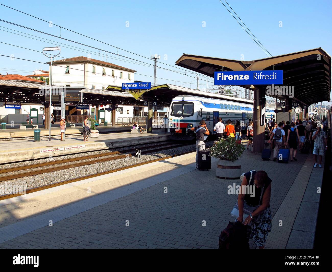 The railway station, Florence, Italy Stock Photo Alamy