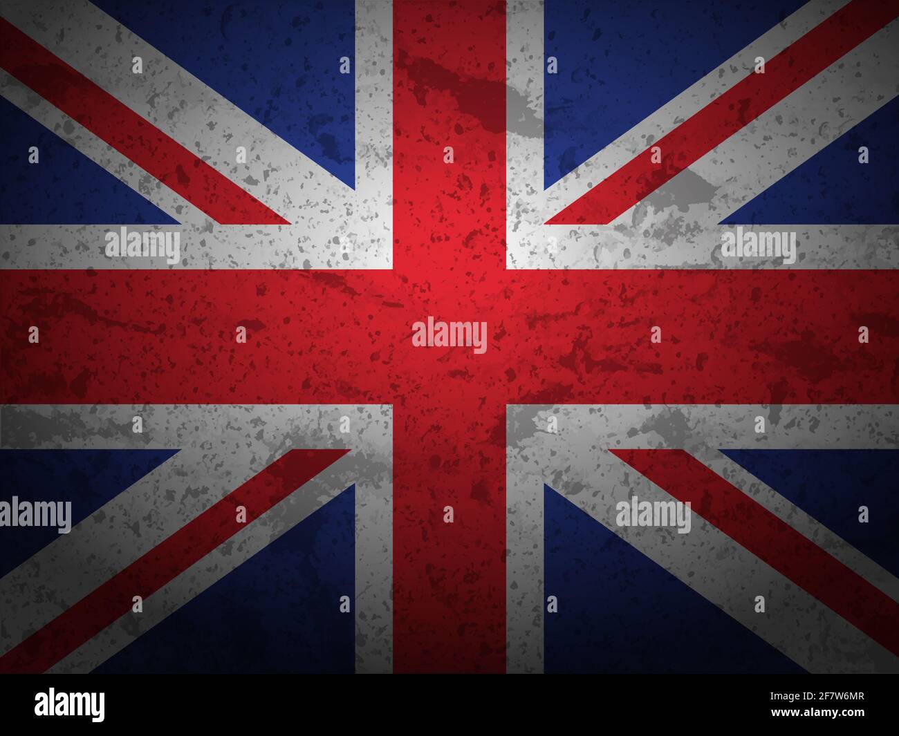 Grunge UK flag textured background. Vector illustration Stock Photo - Alamy