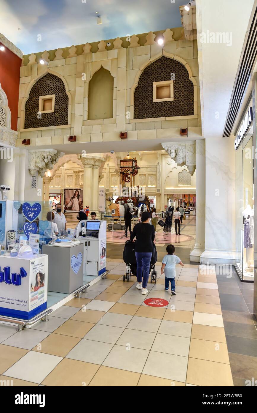 Ibn Battuta Mall, Dubai, United Arab Emirates, March 29, 2021, the