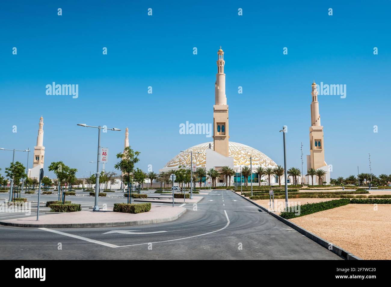 Sheikh Khalifa Bin Zayed Al Nahyan Mosque In Al Ain City Of The Abu