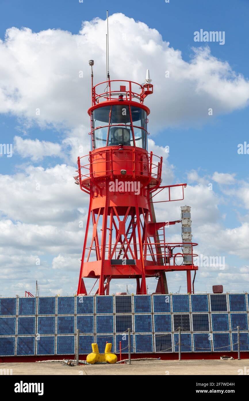 Marine navigation equipment storage maintenance yard, Trinity House