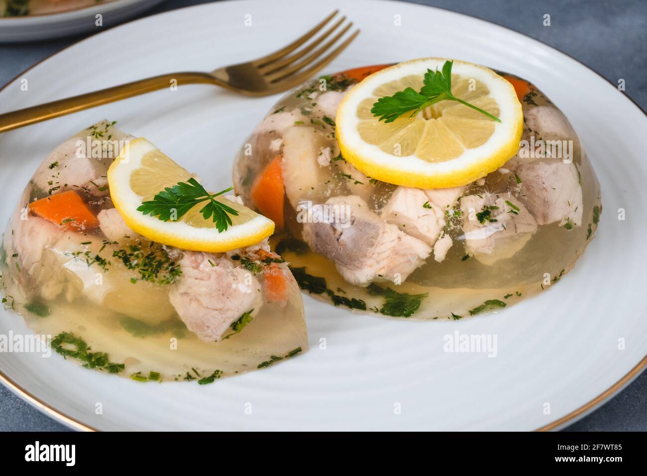 Premium Photo  Red fish in aspic