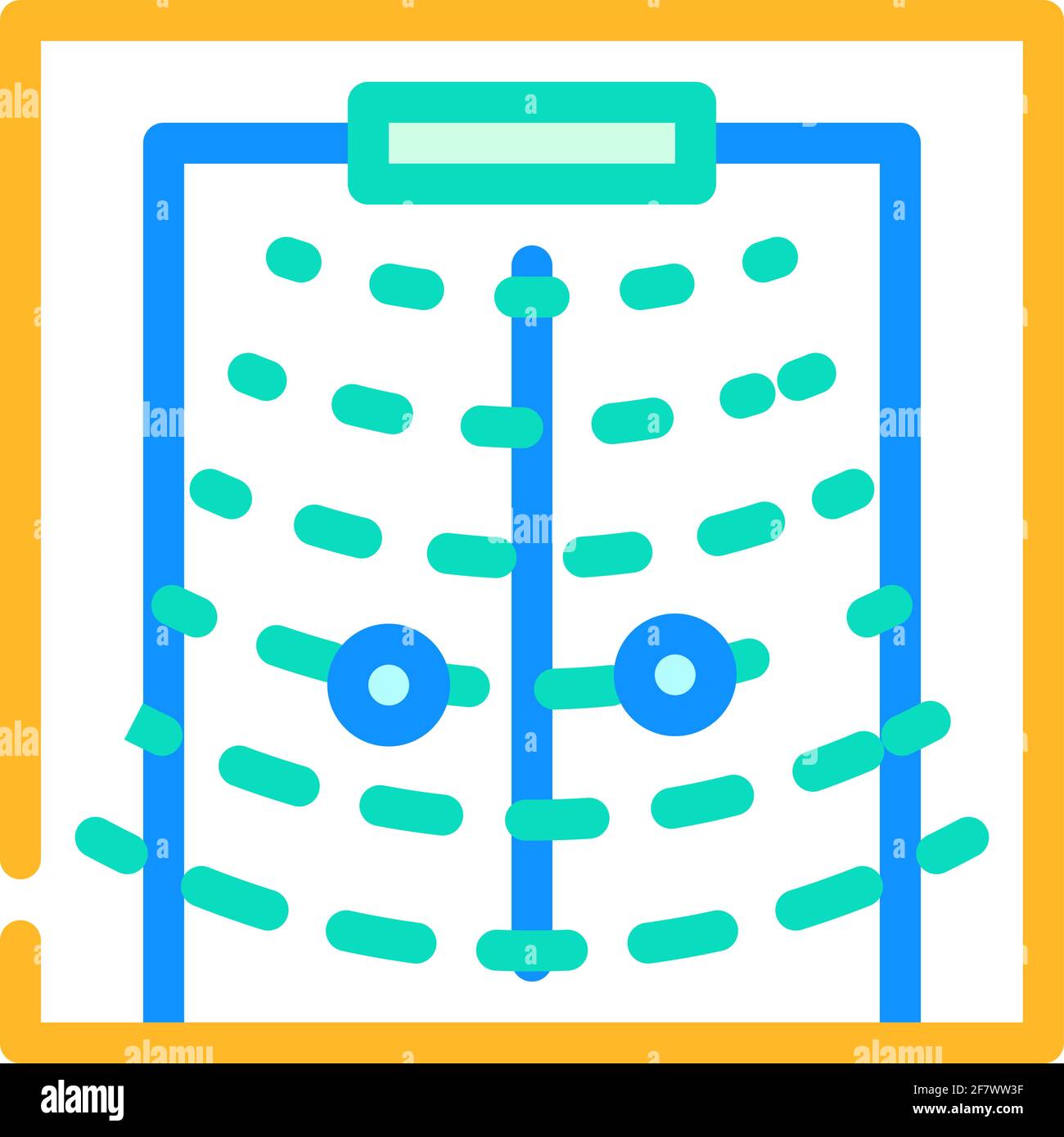 sound sensor for blind people color icon vector illustration Stock ...