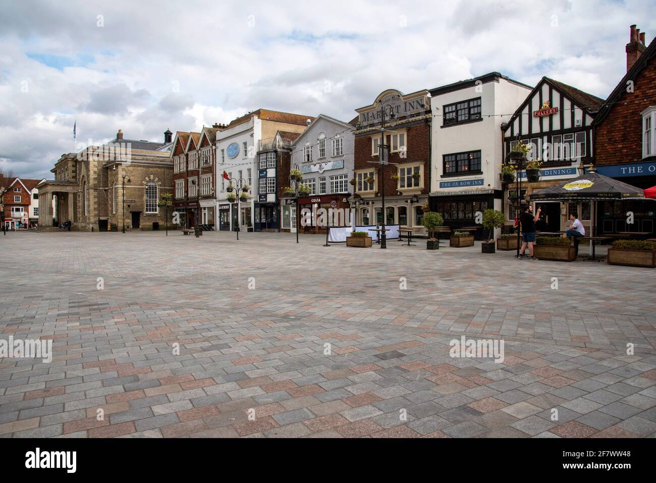 Salisbury town centre shops wiltshire hires stock photography and