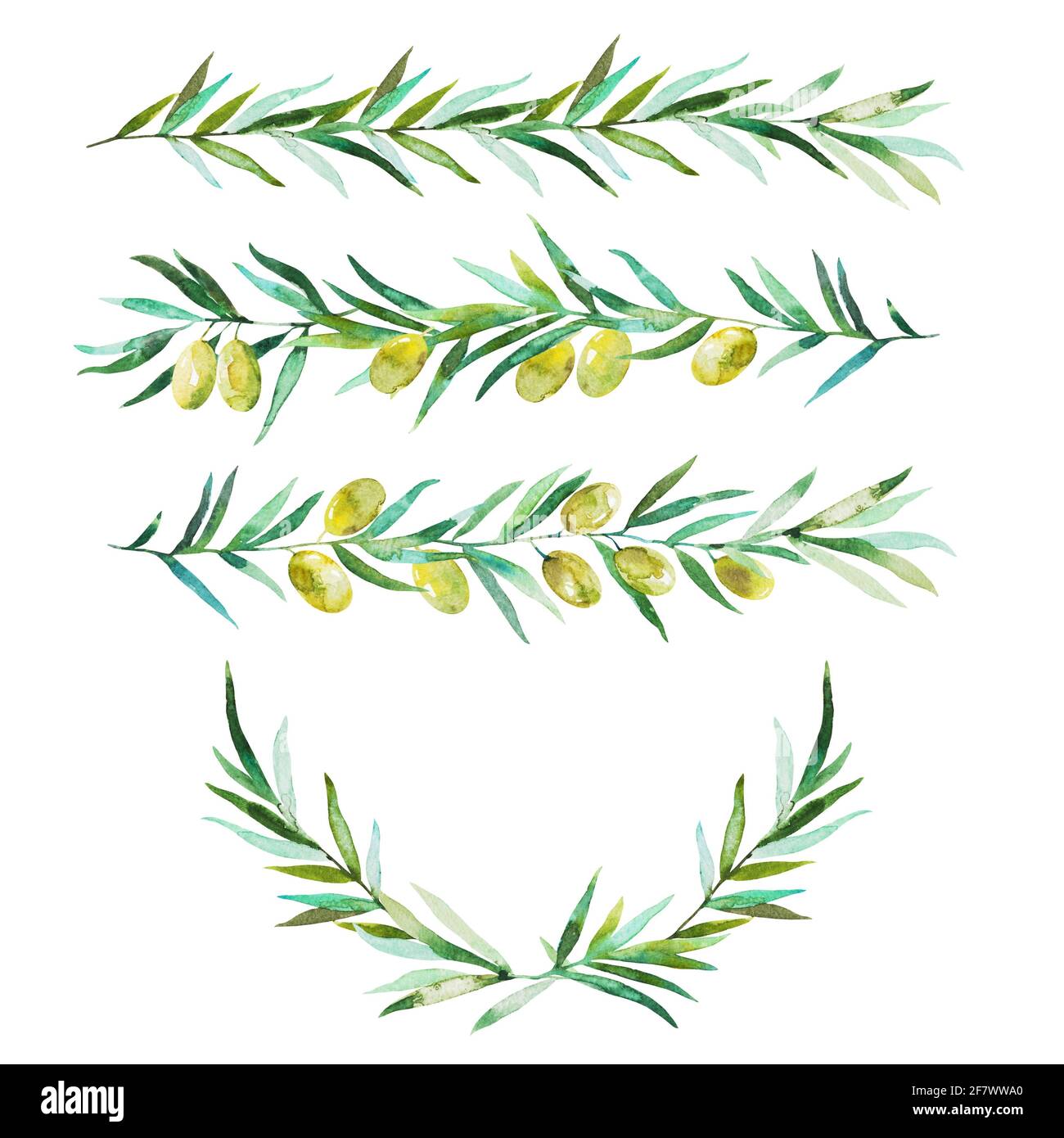 Olive geometric pattern Cut Out Stock Images & Pictures - Alamy
