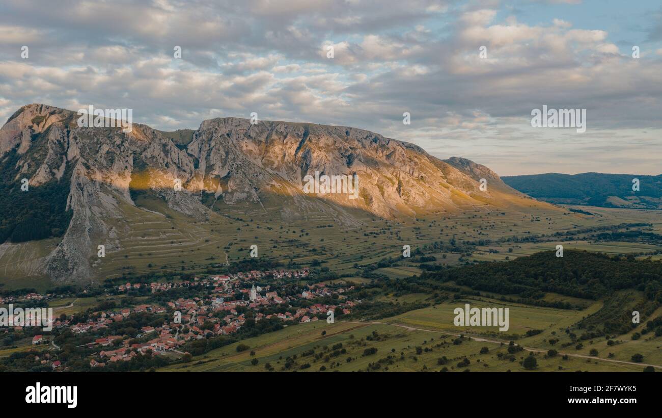 Limestone Range Piatra Secuiului cliffs - a small limestone range in Trascaului ...
