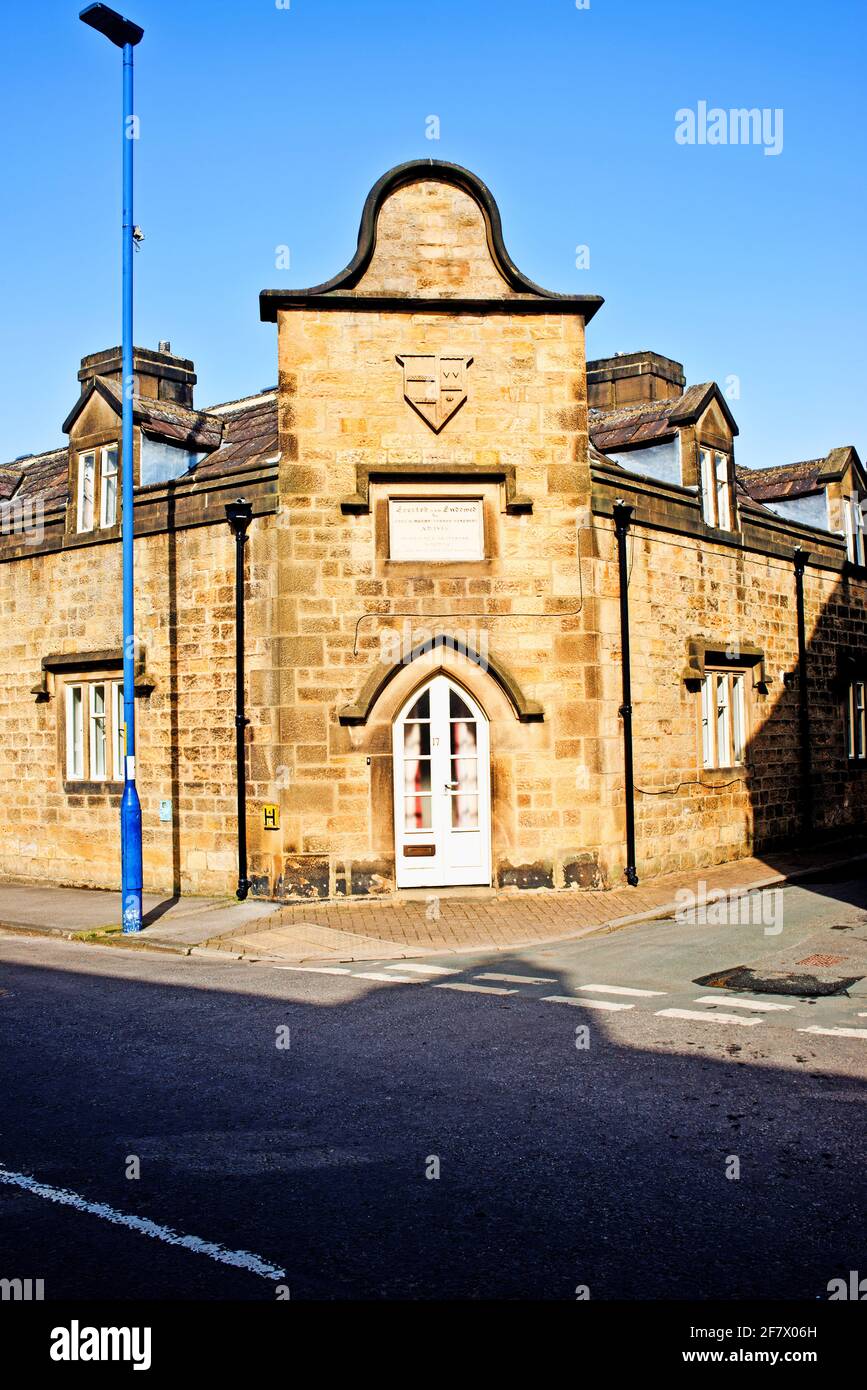 Architecture, Park Street, Masham, North Yorkshire, England Stock Photo