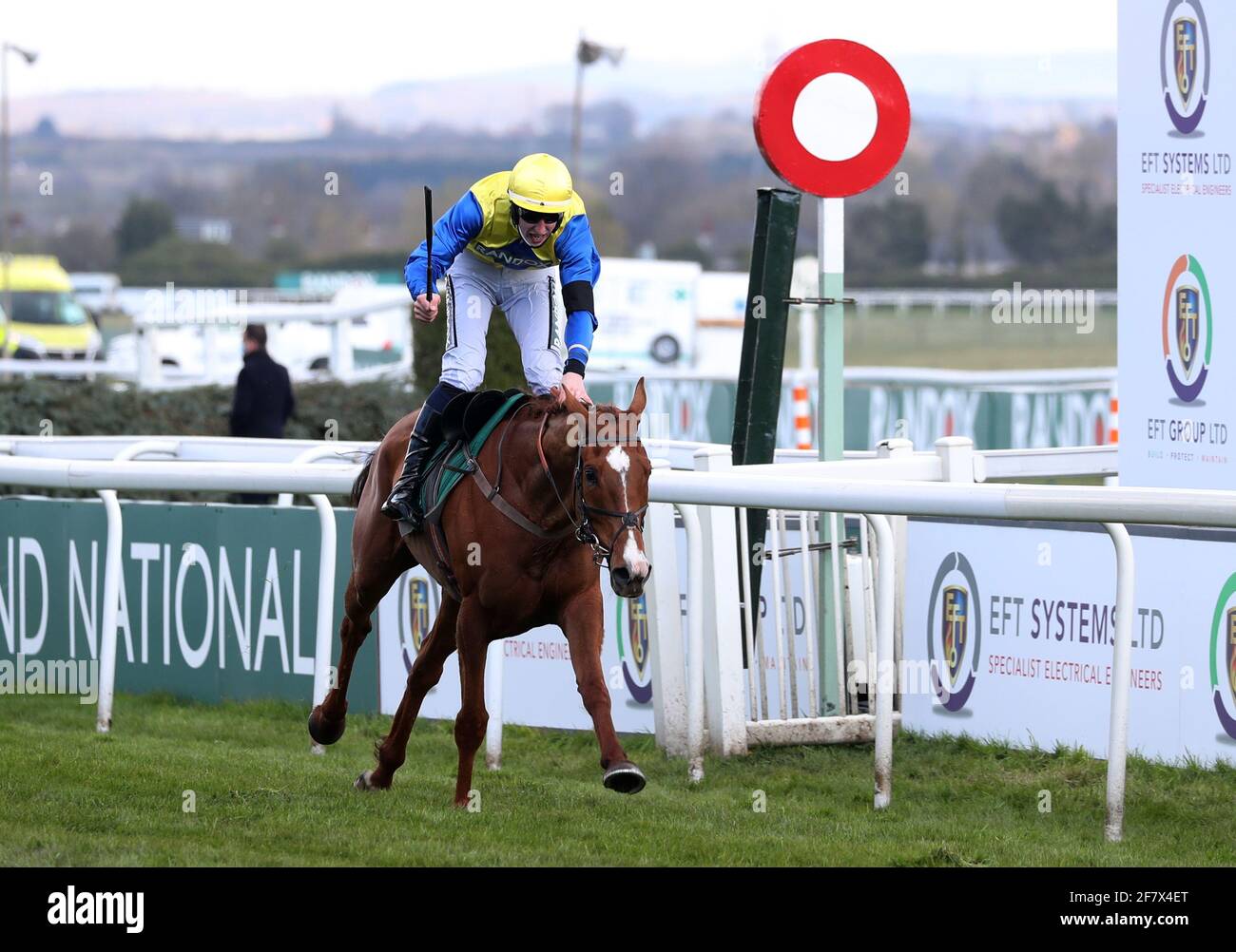 Horse Racing Grand National Festival Aintree Racecourse Liverpool Britain April 10 21 Hometown Boy Ridden By
