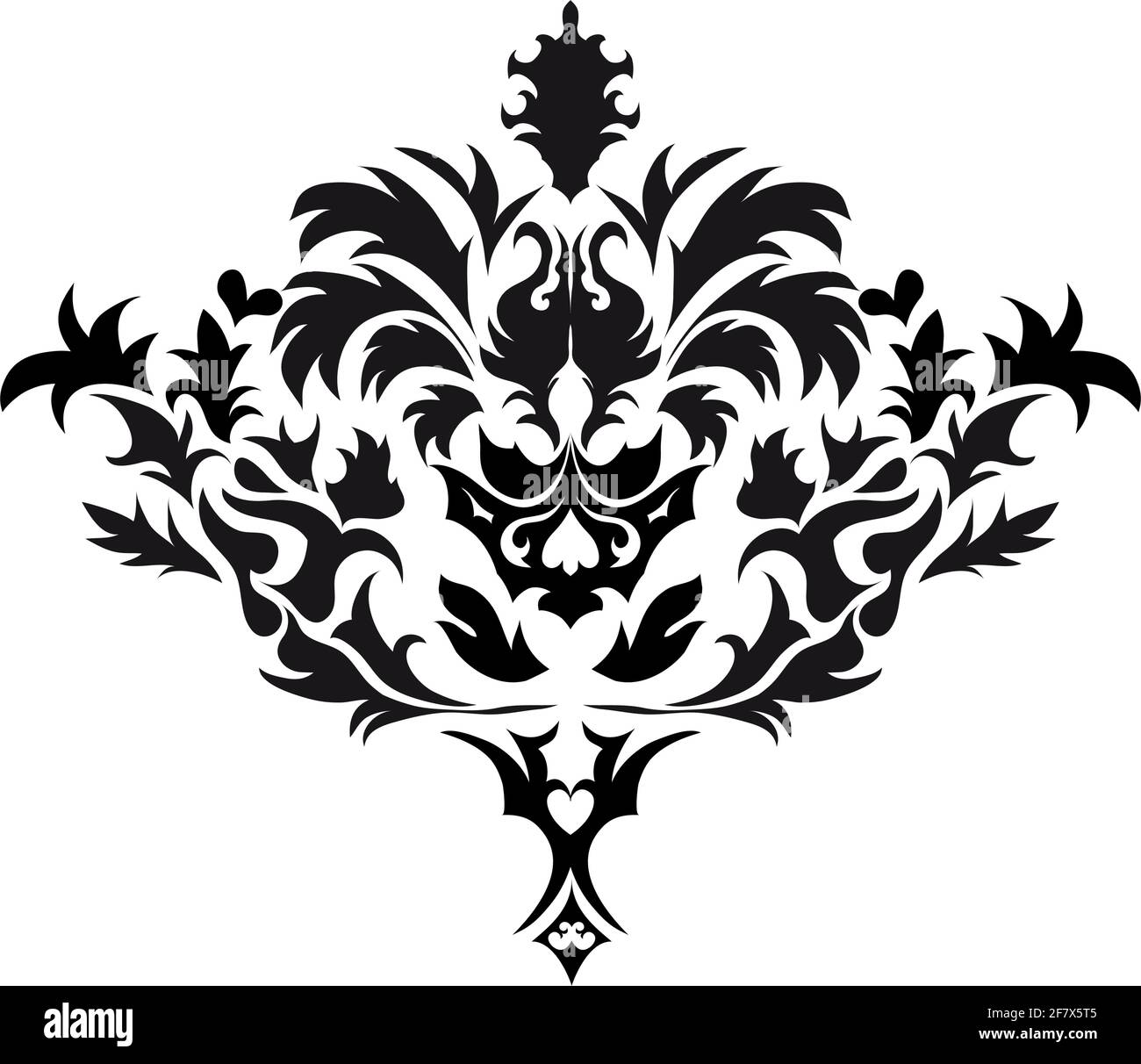 Modern arabesque emblem hi-res stock photography and images - Alamy