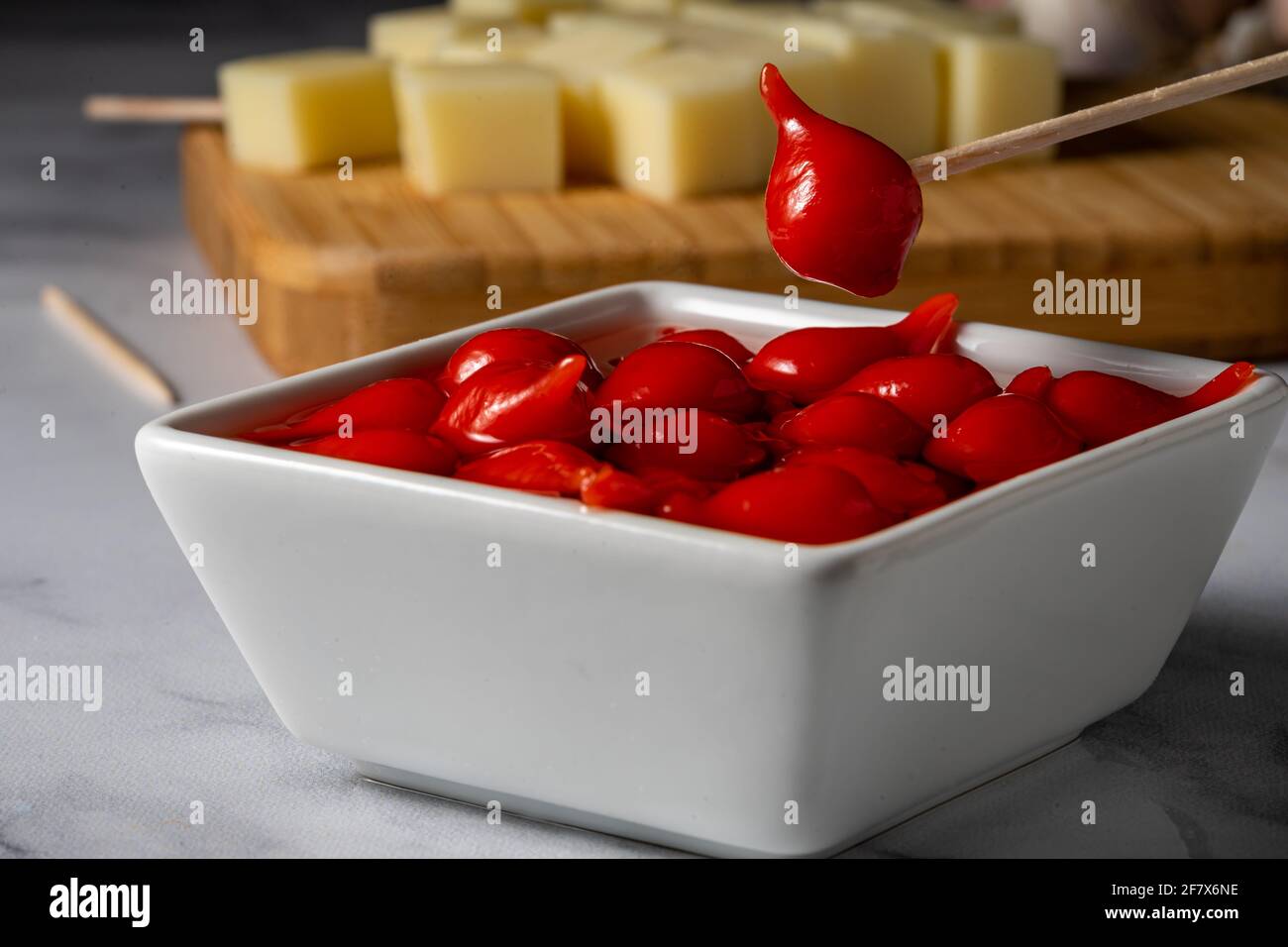 Peruvian spicy sweet drop peppers Stock Photo Alamy