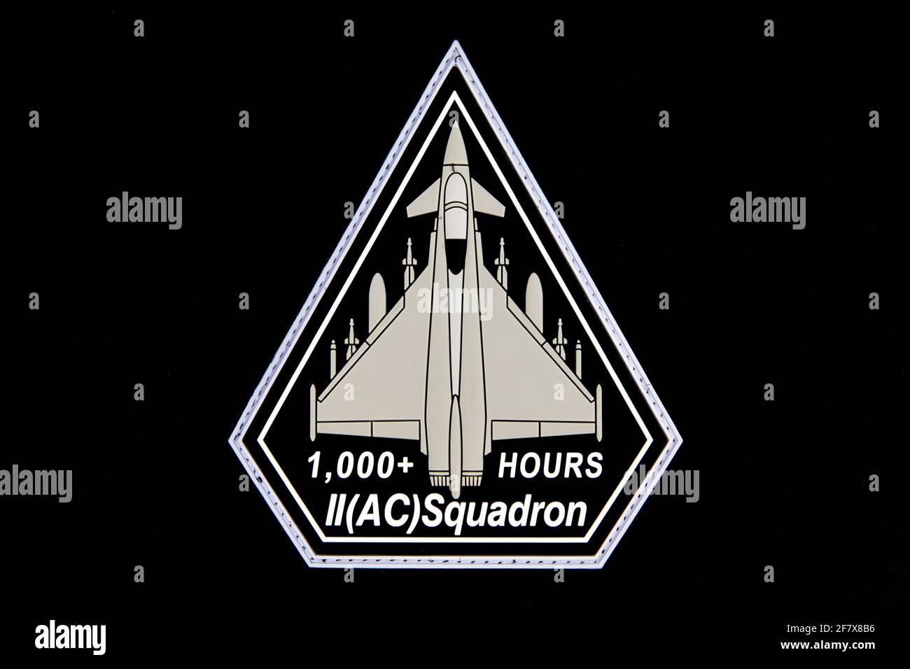 No. II (Army Co-operation) Squadron 1000+ hours PVC Patch Stock Photo