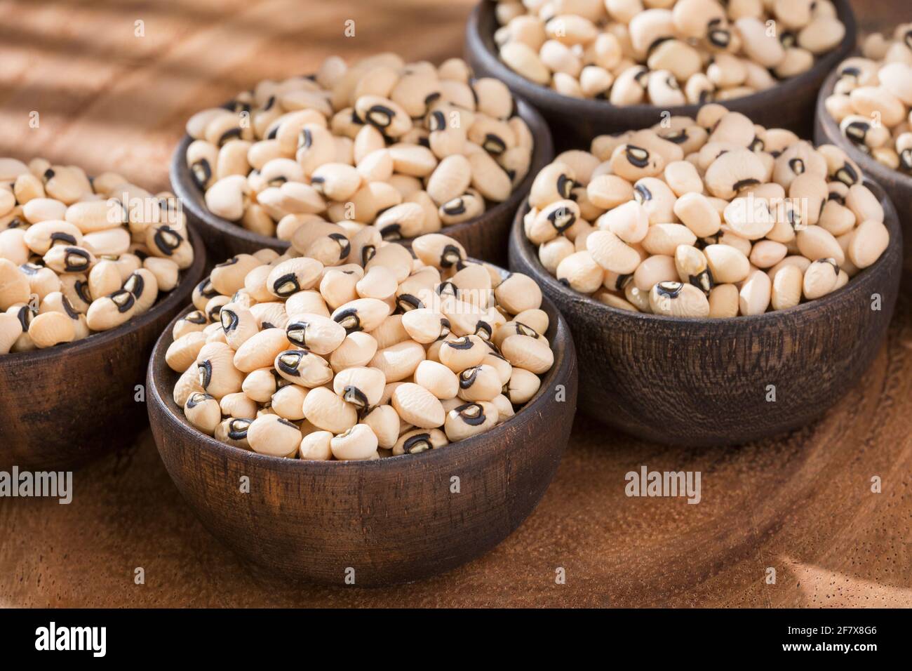 Top view of blackeyed pea seeds Vigna unguiculata Stock Photo Alamy