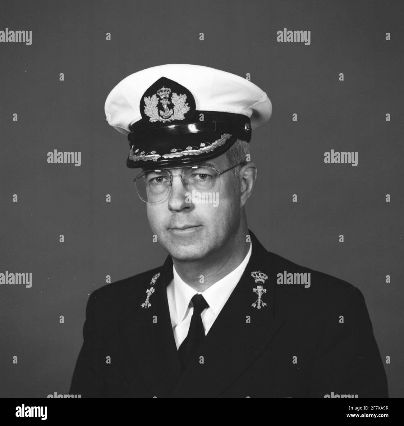 Captain at sea of technical service ir. J.F.D. Kuipers MSc. Stock Photo