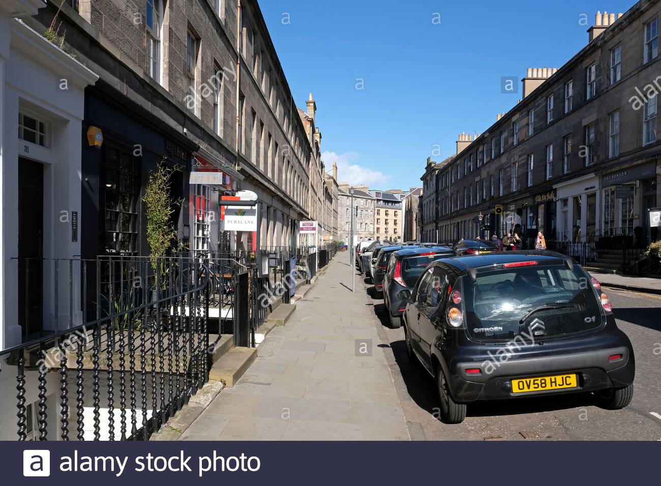 St. Stephen Street, Edinburgh New Town Streets, upmarket housing
