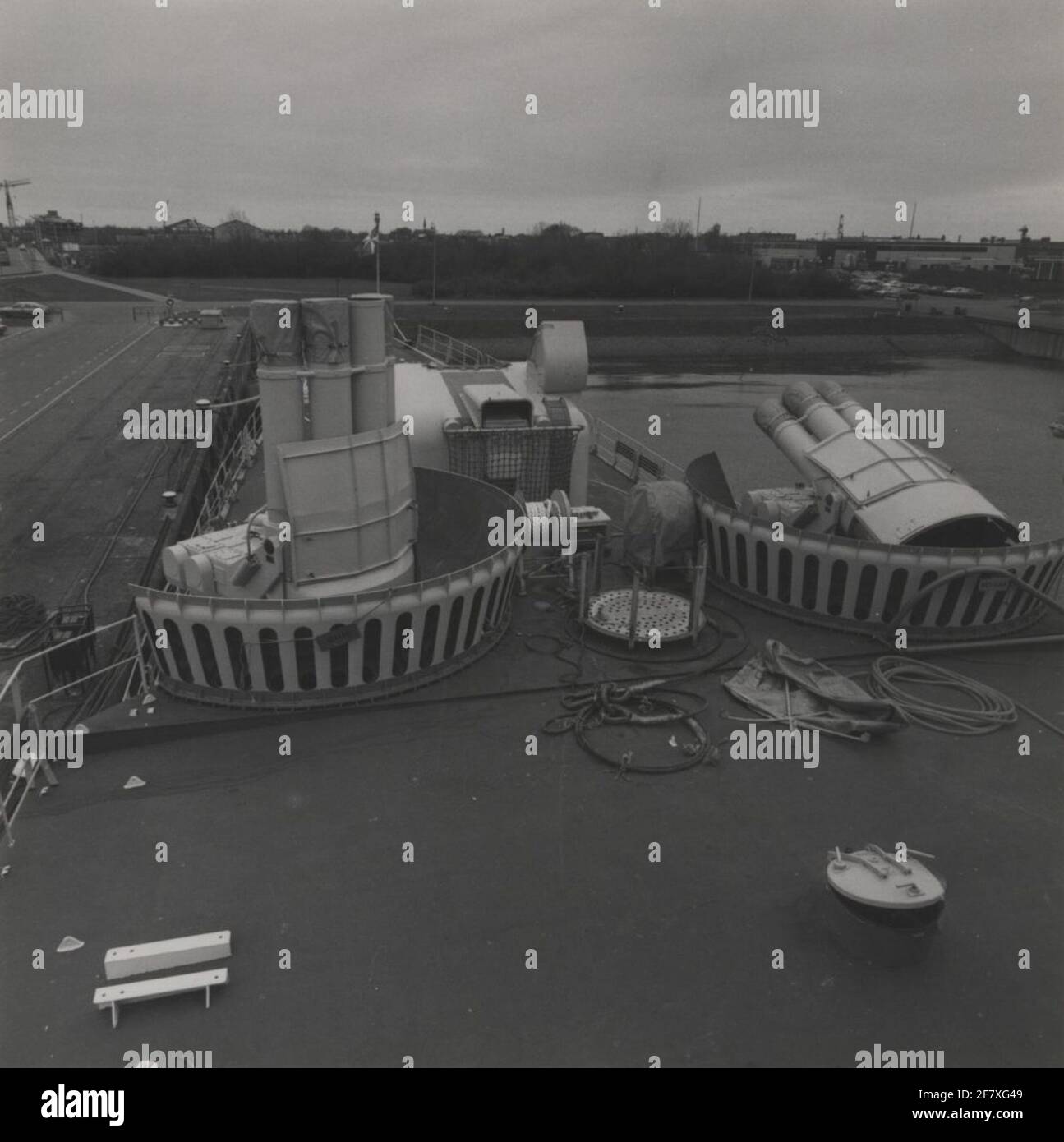 Detail recording B hunter, rocketlocks for depth bombs Stock Photo - Alamy