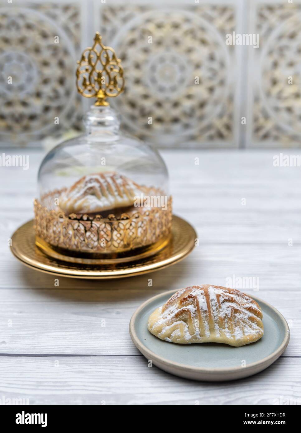 Desserts Eid alFitr, Kahk (Eid Cookies) Arabic filled Pistachio or nut