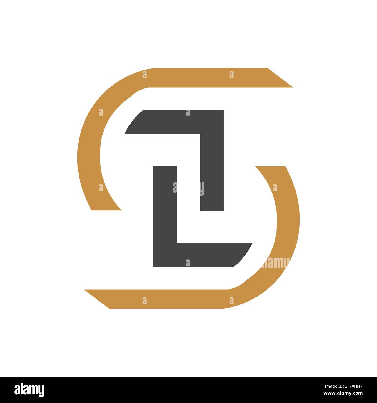 Initial SL letter logo vector template design. Creative abstract letter ...