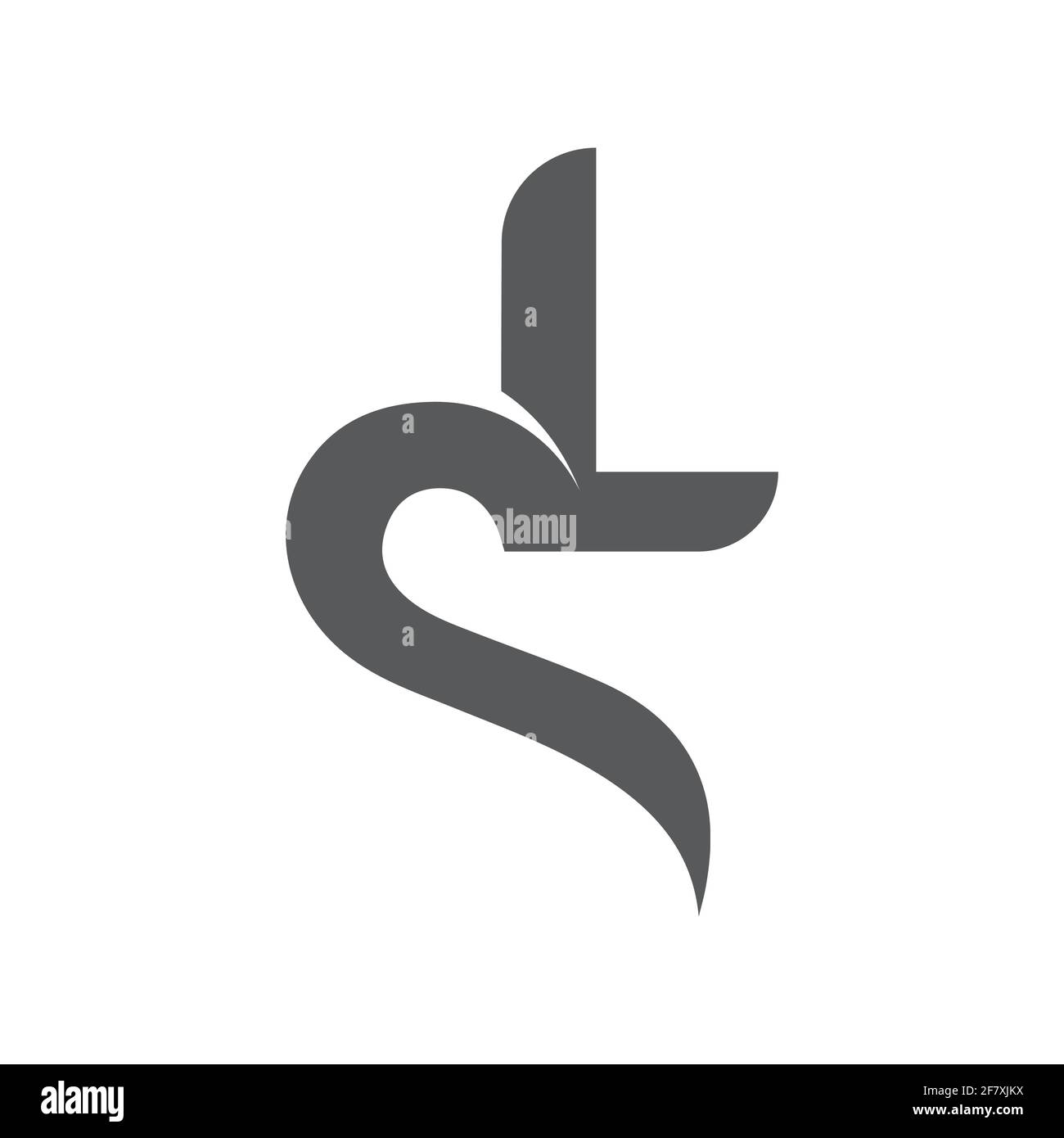 Creative Abstract Letter LS Logo Design. Linked Letter SL Logo Design.  Royalty Free SVG, Cliparts, Vectors, and Stock Illustration. Image  167363312.