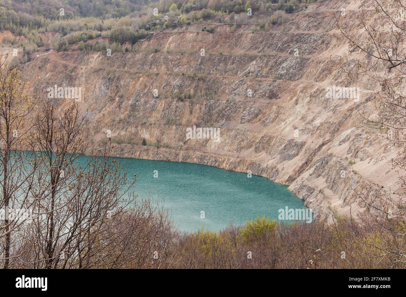 Precious Metals and Minerals Mine in Bulgaria Stock Photo