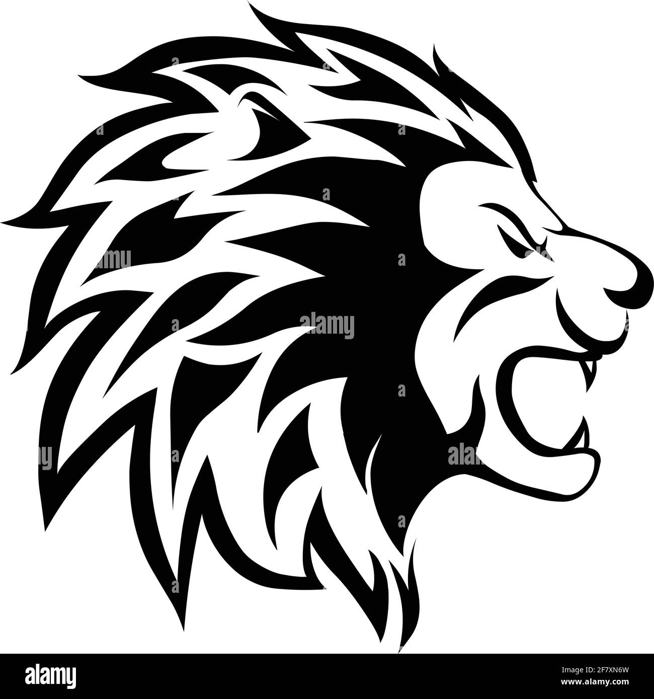 Lion head vector logo icon black illustration Stock Vector Image & Art -  Alamy