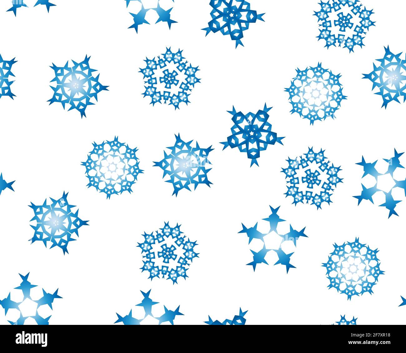 Seamless snowflakes background for winter and christmas theme Stock ...
