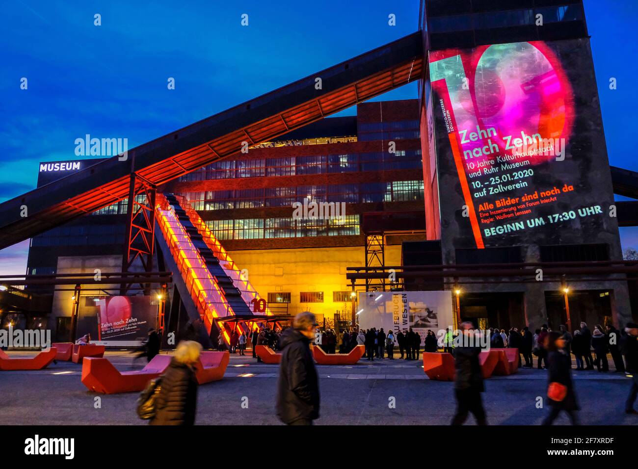 11.01.2020, Essen, Ruhrgebiet, Nordrhein-Westfalen, Deutschland - Zehn nach Zehn, 10 Jahre Kulturhauptstadt und Ruhr Museum. Alle Bilder sind noch da. Stock Photo
