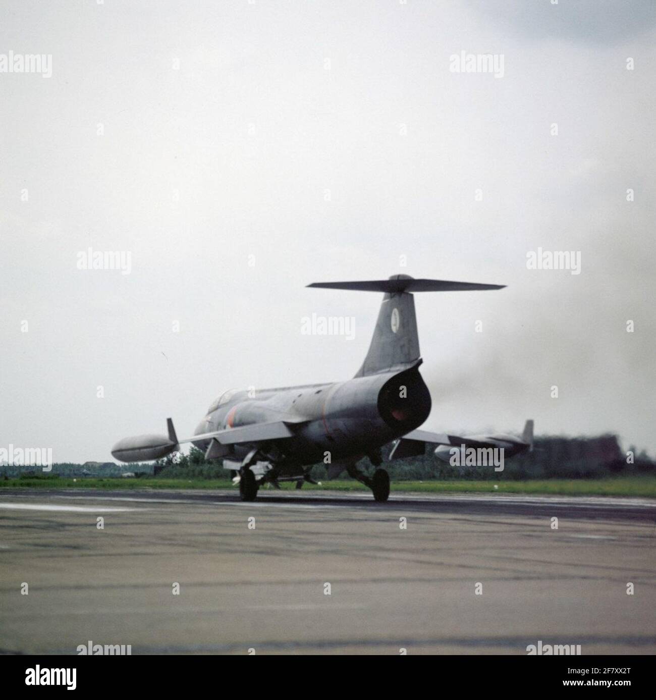 Lockheed F-104G Starfighter of 322 squadron ready for departure Stock ...