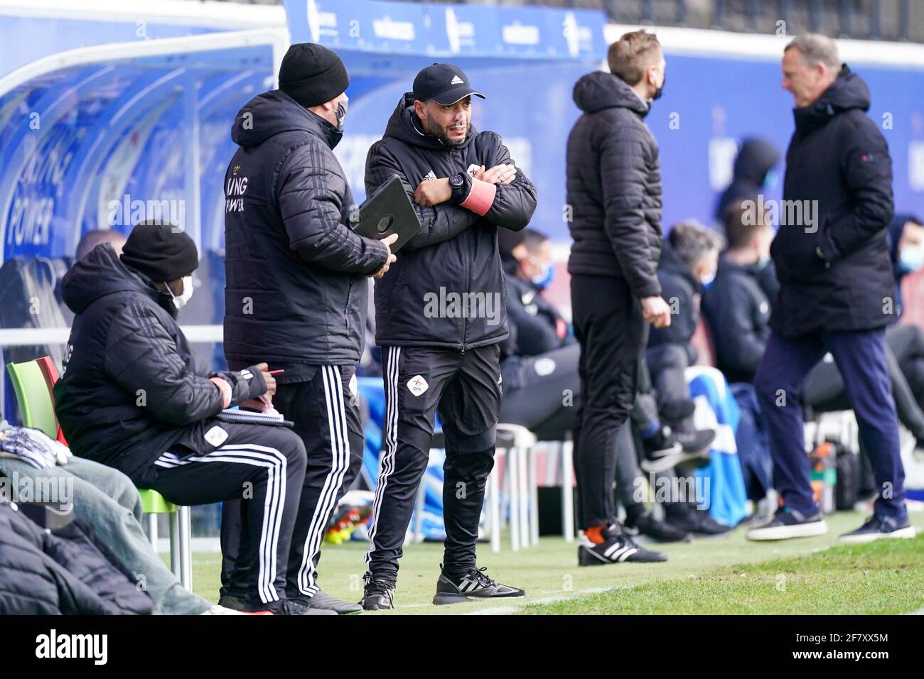 LEUVEN, BELGIUM - APRIL 5: assistant coach Issame Charai of OH Leuven  during the Jupiler Pro League match between Oud-Heverlee Leuven and KRC  Genk at Stock Photo - Alamy