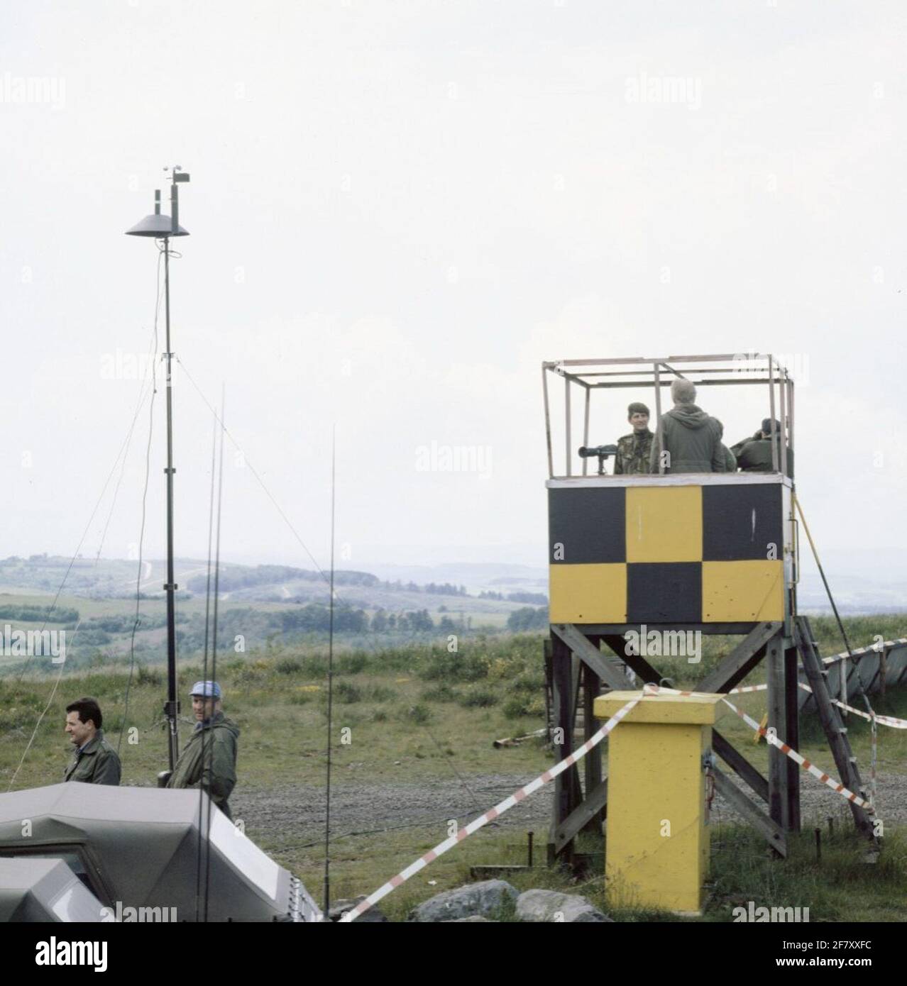 Shooting Range Baumholder, West Germany during an exercise with