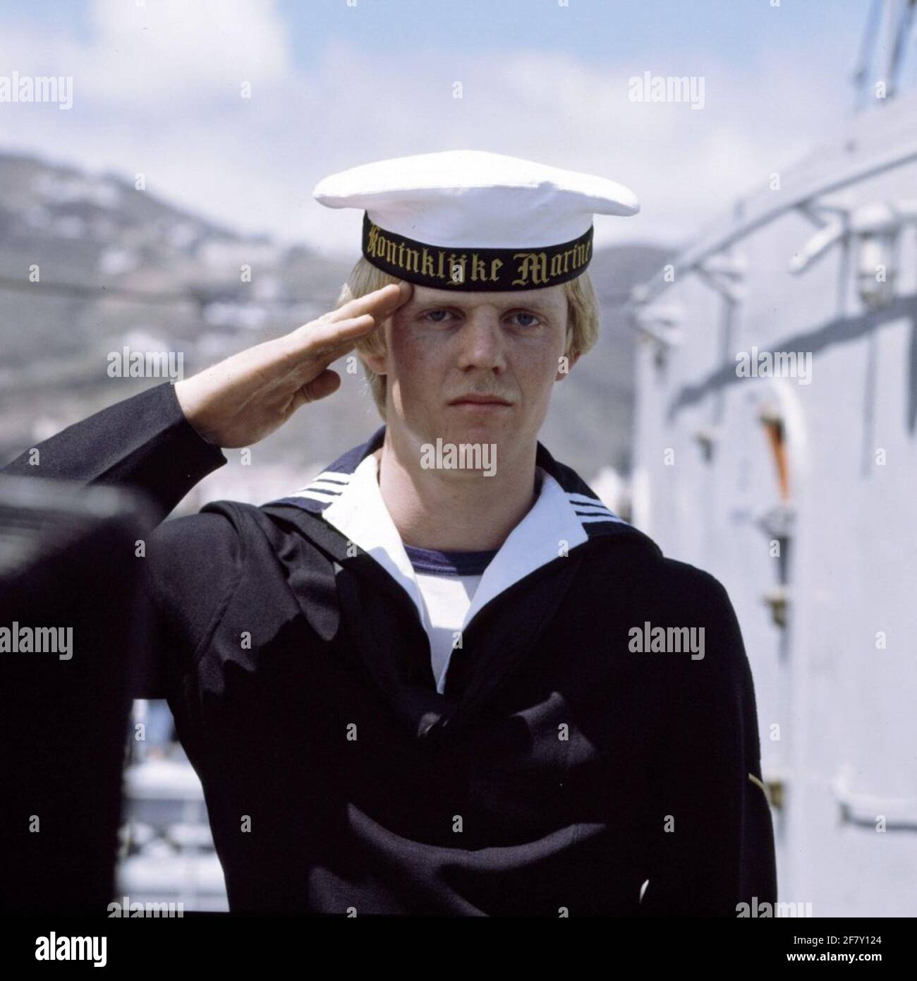 Sailor in European uniform with collar Stock Photo Alamy