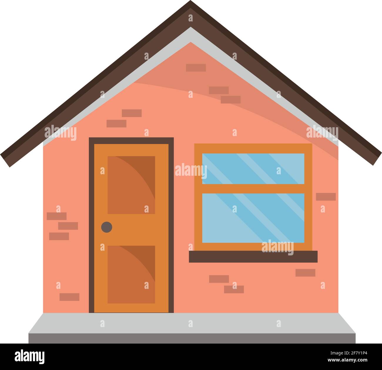 house exterior facade isolated style Stock Vector Image & Art - Alamy
