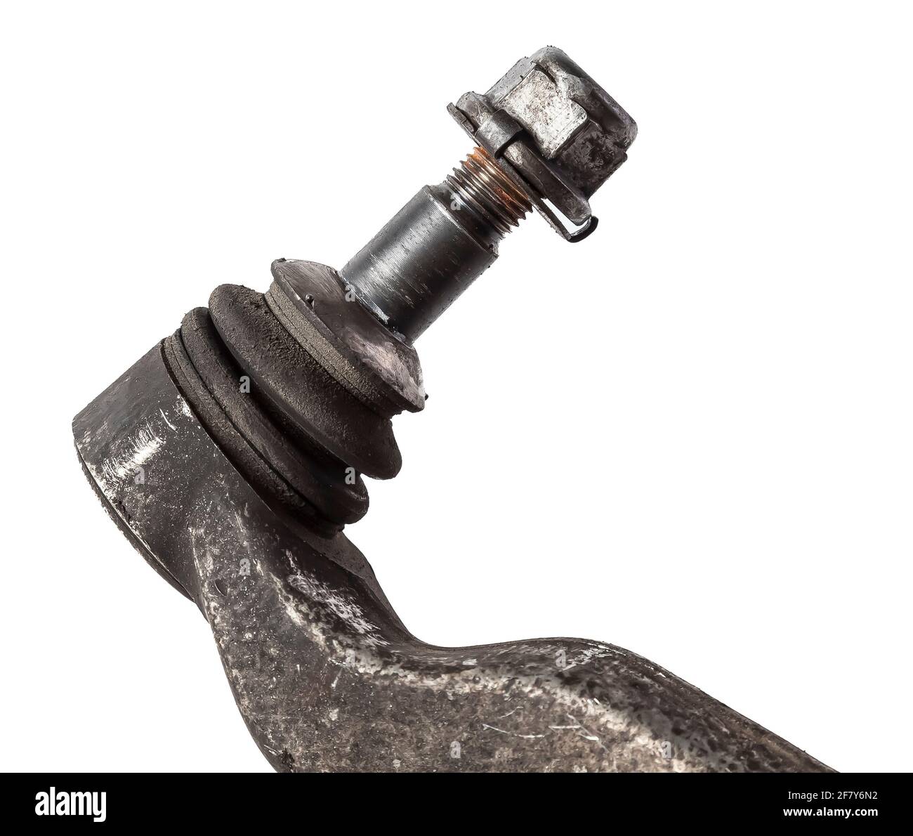 Ball joint on the arm of the car, part of the front suspension of the