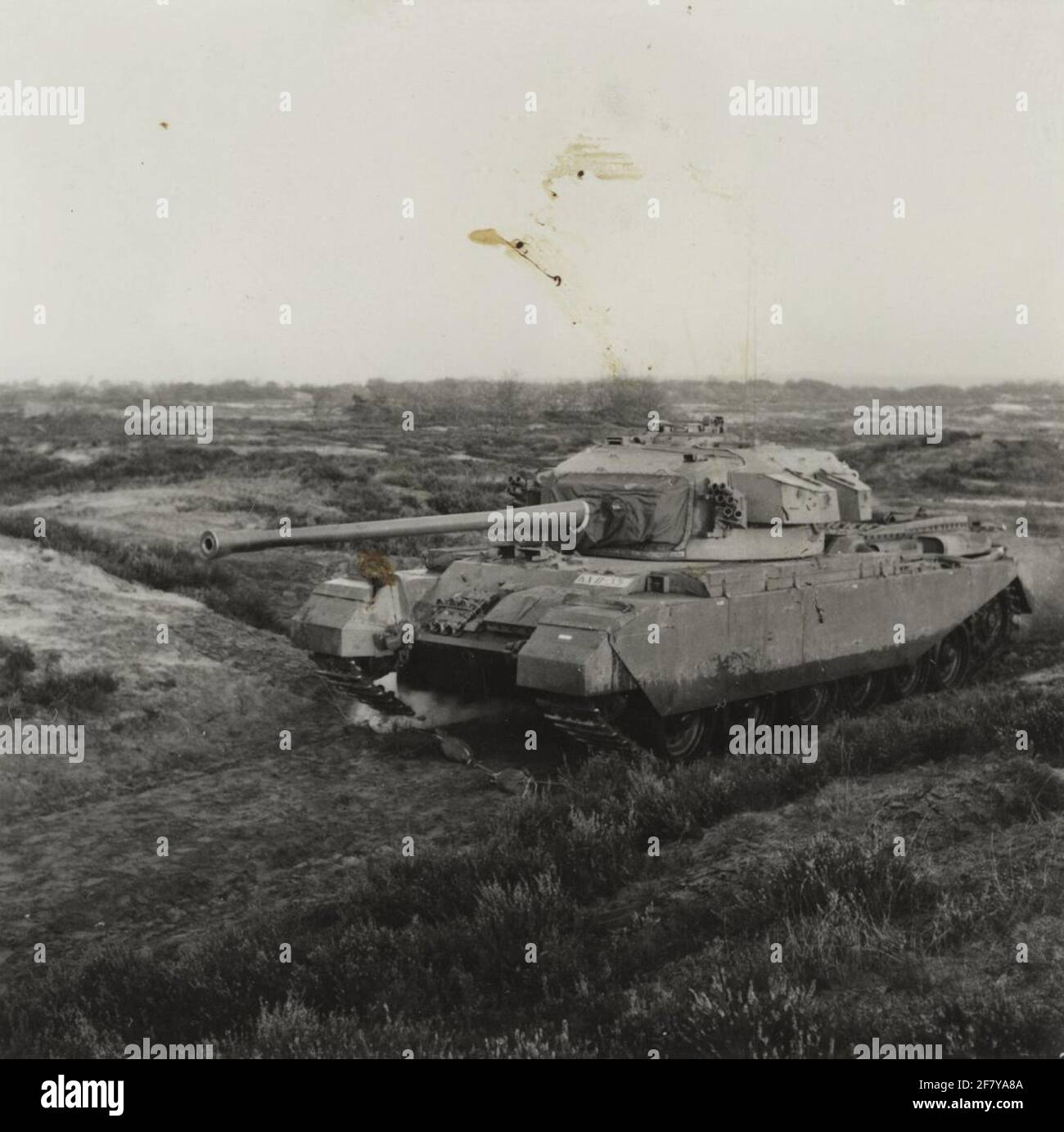 In the so-called 'tank nabrigation' a combat tank of the Centurion MK 3 ...