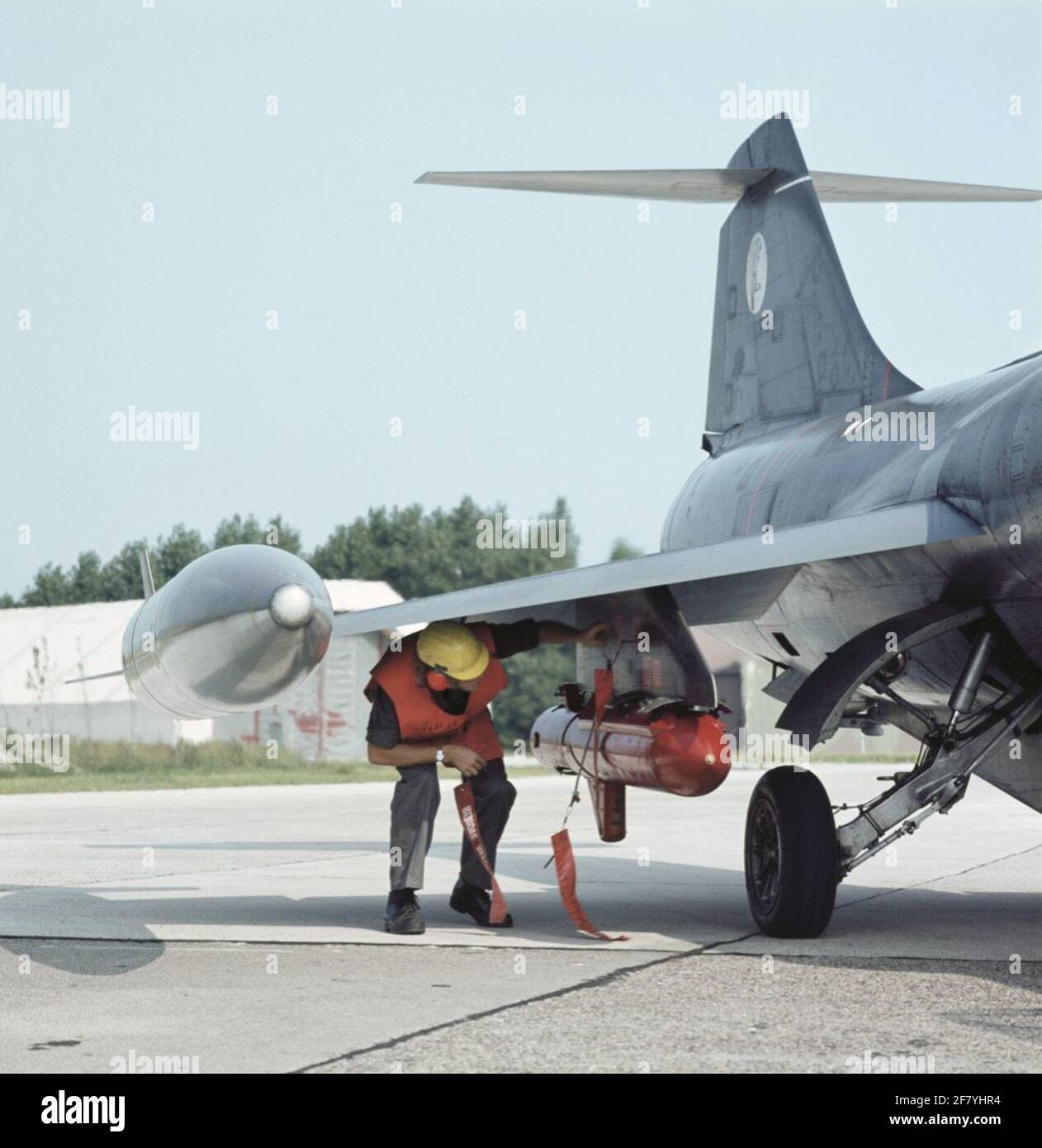 Lockheed F-104G Starfighter from the 322 Squadron, probably on the ...