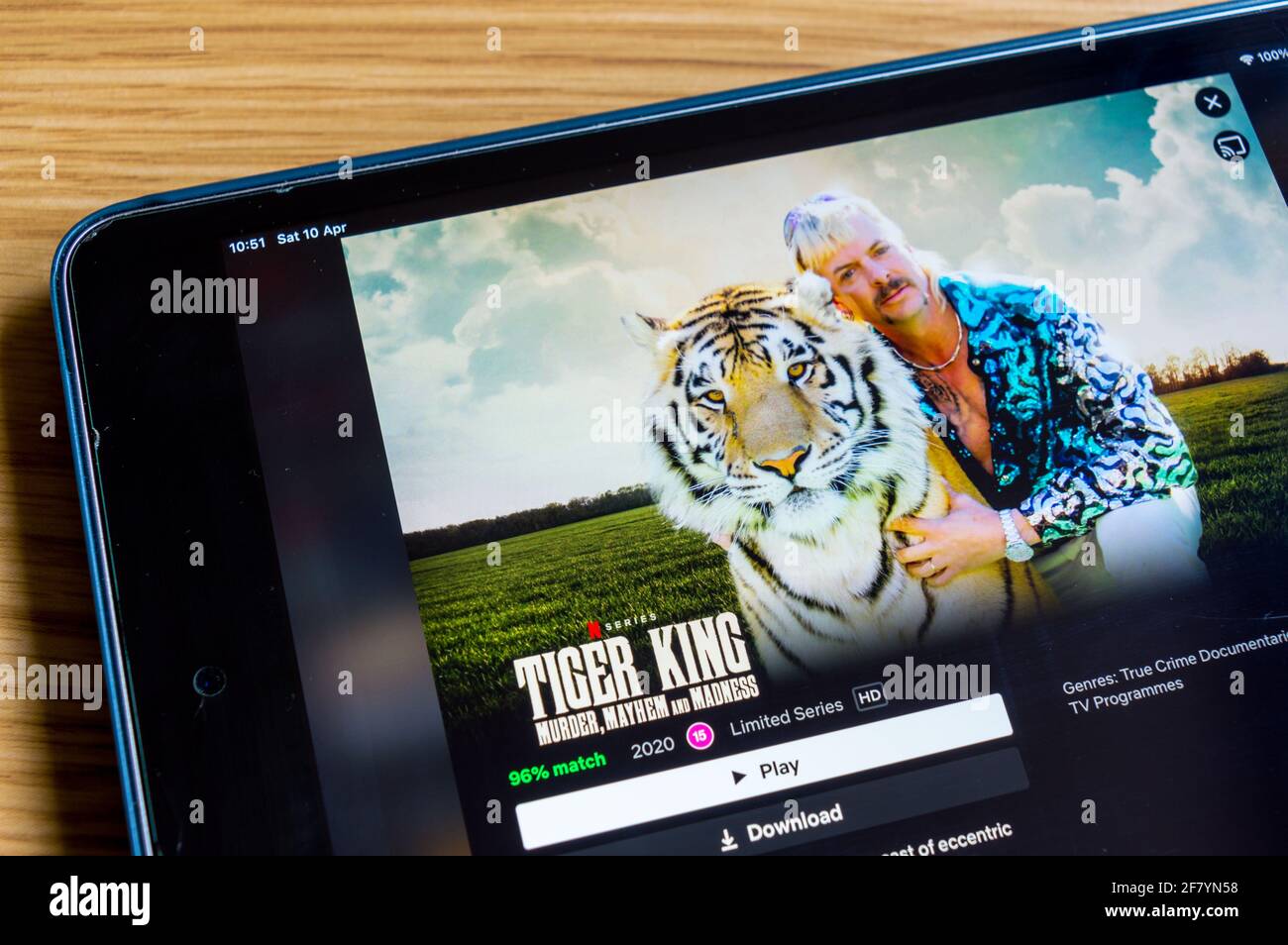 Tiger King Netflix series Stock Photo