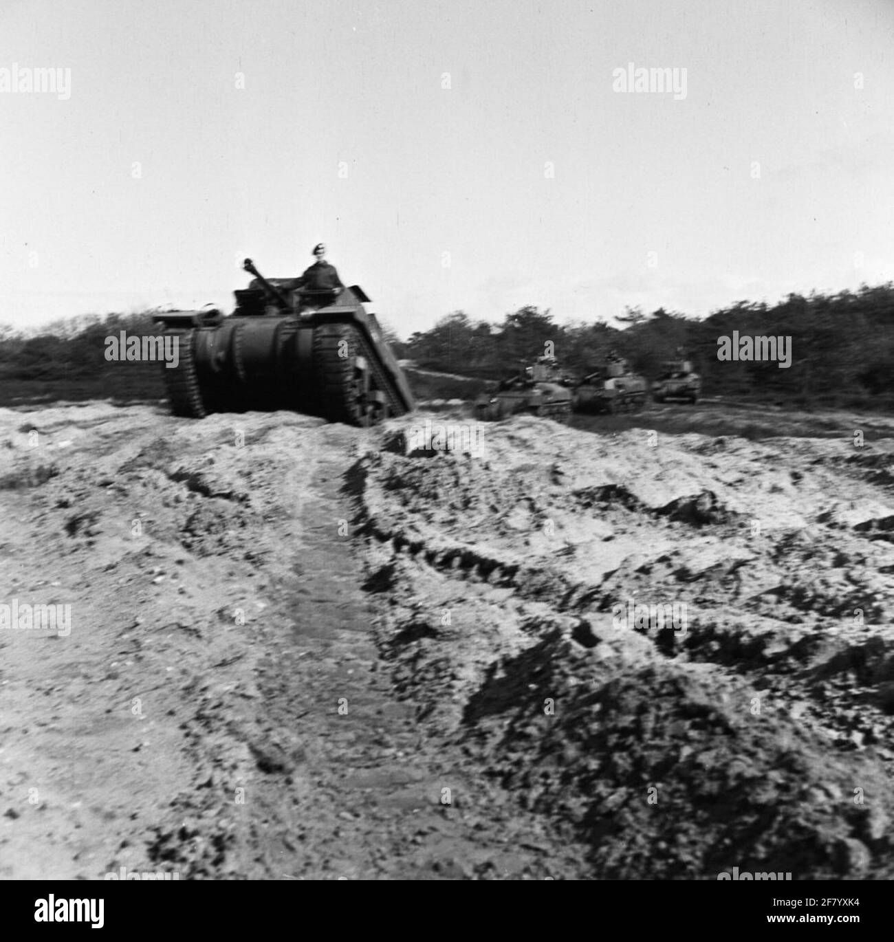 Midware combat tanks of the type of RAM II during an exercise Stock ...
