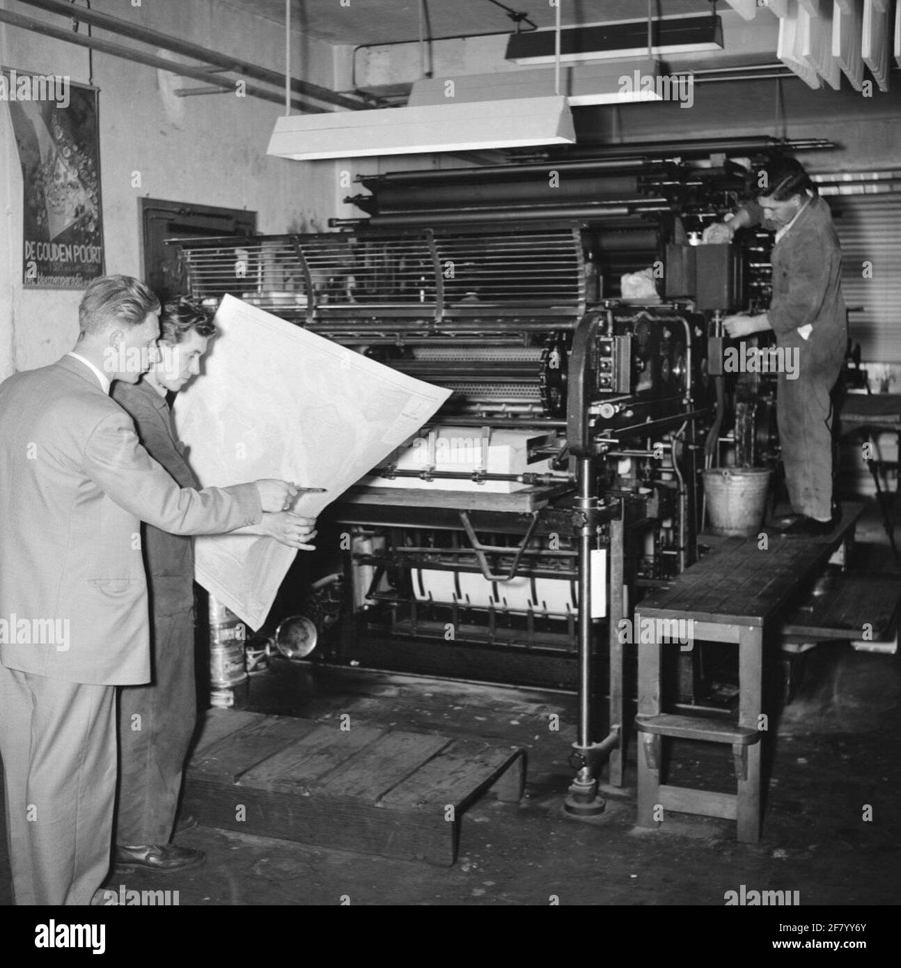 In the printing company of the service of hydrography in The Hague