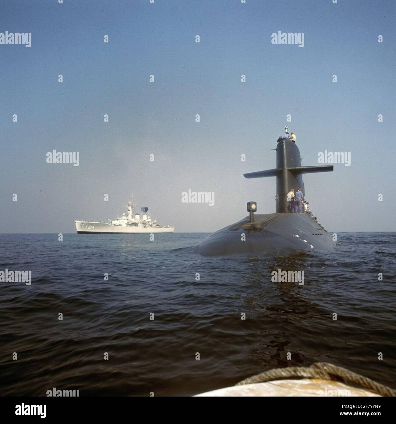 The submarine Hr.Ms. Swordfish (19721994) with one of Speyk Class