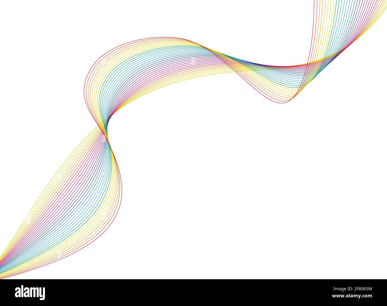 Colourful Abstract Wave Llines Background. Vector illustration Stock ...