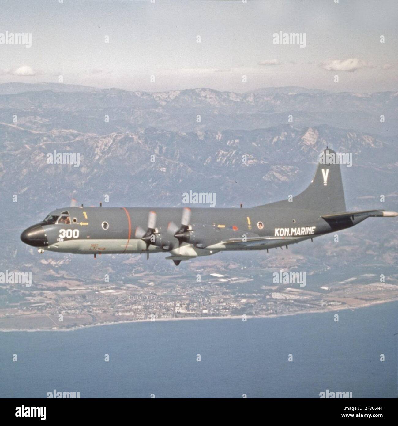 The Lockheed P-3C (UPDATE II) Orion long distance maritime patrol goal ...