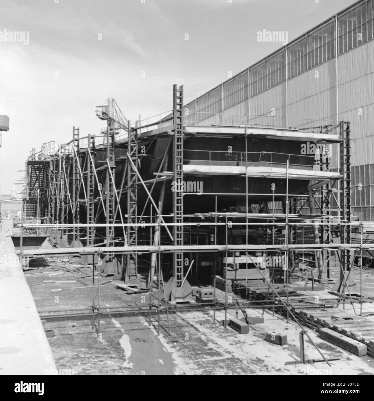 Submarine booth (s) of the B-Class under construction. Is part of ...