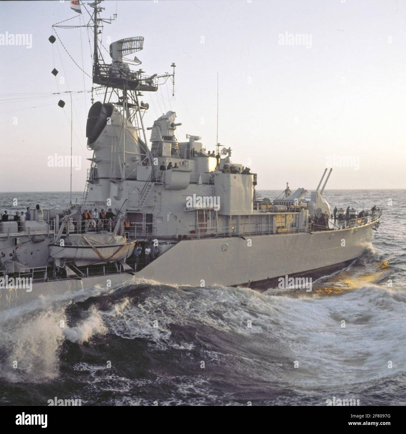 The submarine booth (BJager) Hr.Ms. Groningen (19561981 Stock Photo