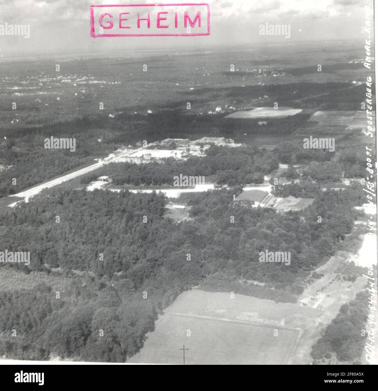 Aerial View Of The Soesterberg Airbase With The US 32th Tactical ...