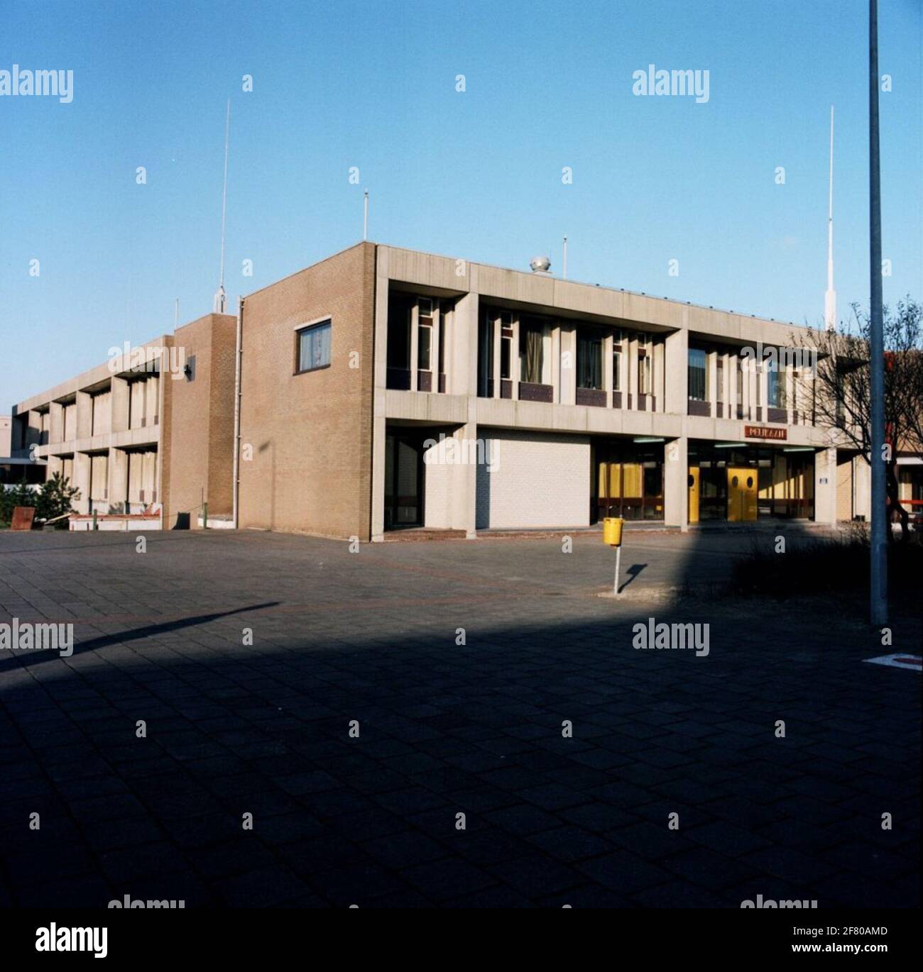 The building pelican from the operational school in Den Helder Stock ...