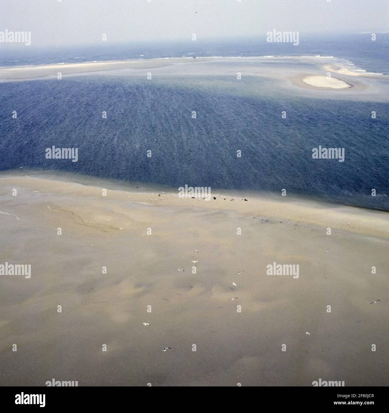 Aerial view of the Wadden Sea at Terschelling Stock Photo - Alamy