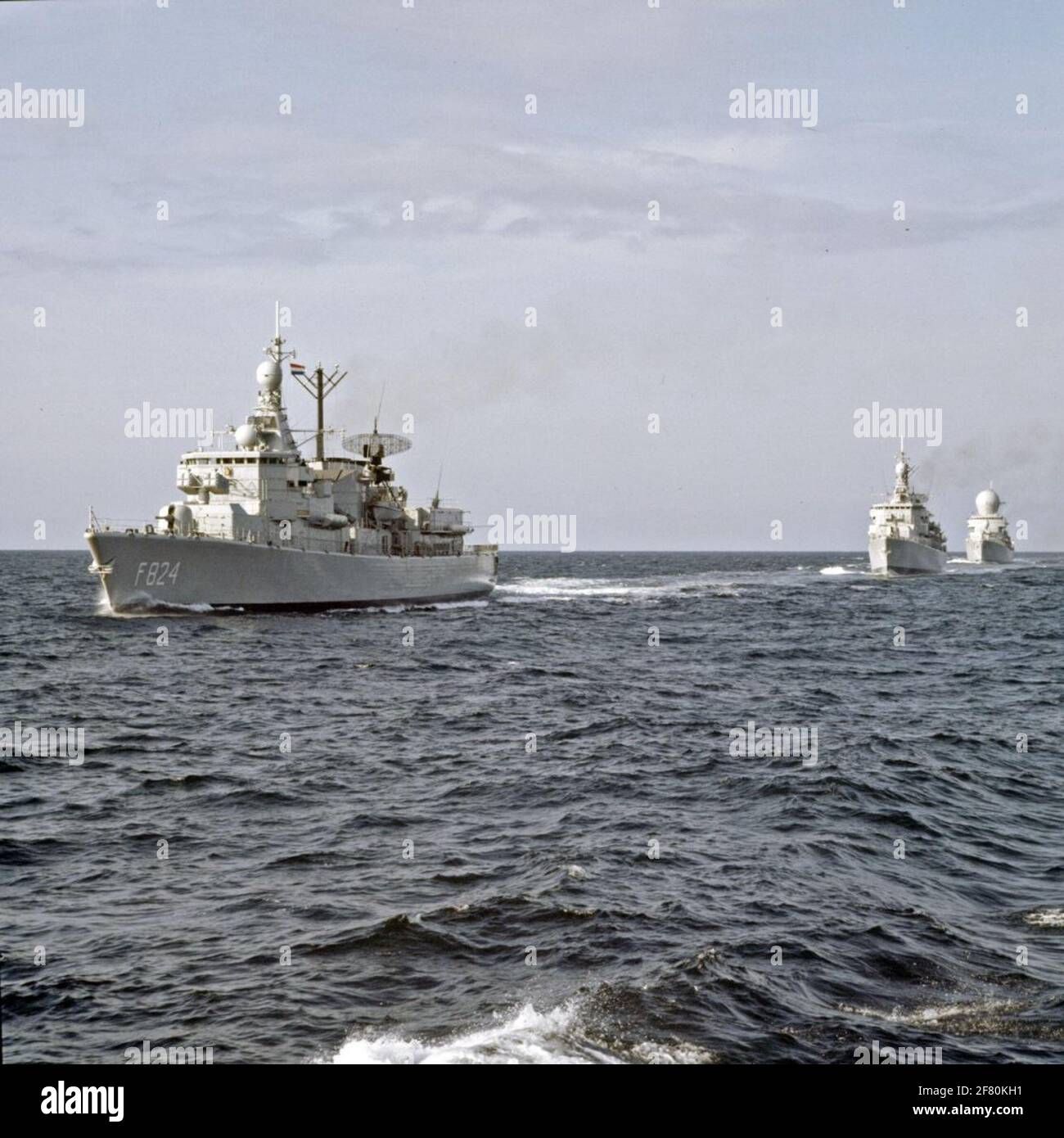 The S-Frigate Hr.Ms. Bloys from Treslong (1982-2003) with a S-frigate ...