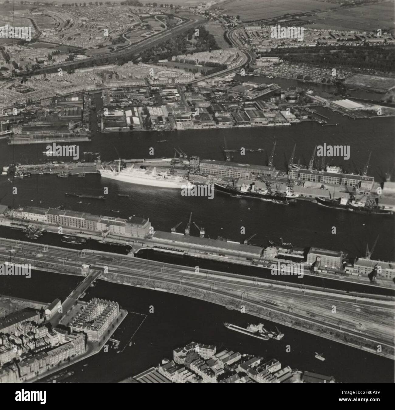 Aerial view of the M.S. 