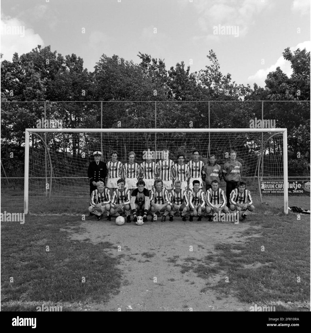 Group photo of a marine football team in June 1989 Stock Photo Alamy