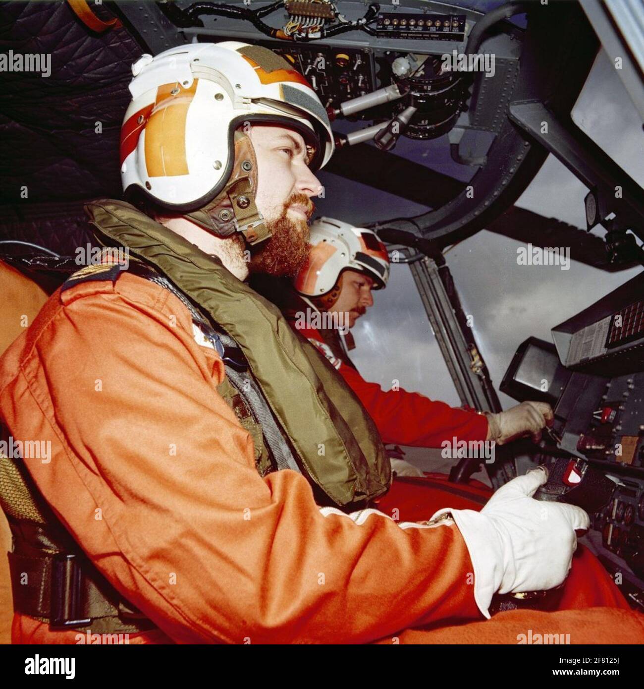 Crew of a Westland Lynx MK.25 (UH-14A) Air Sea Rescue (ASR) helicopter ...